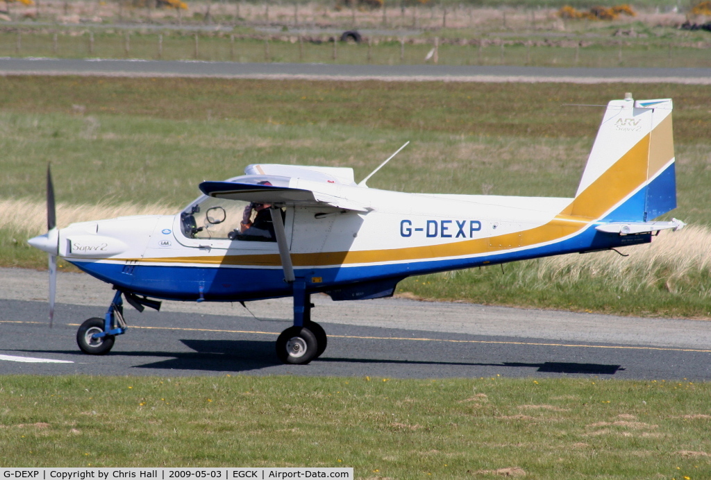 G-DEXP, 1986 ARV ARV1 Super 2 C/N PFA 152-11154, P F A fly-in at Caernarfon