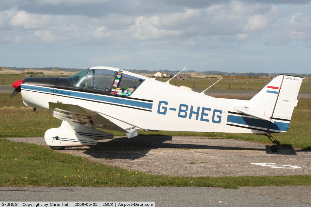 G-BHEG, 1964 SAN Jodel D-150 Mascaret C/N 46, P F A fly-in at Caernarfon