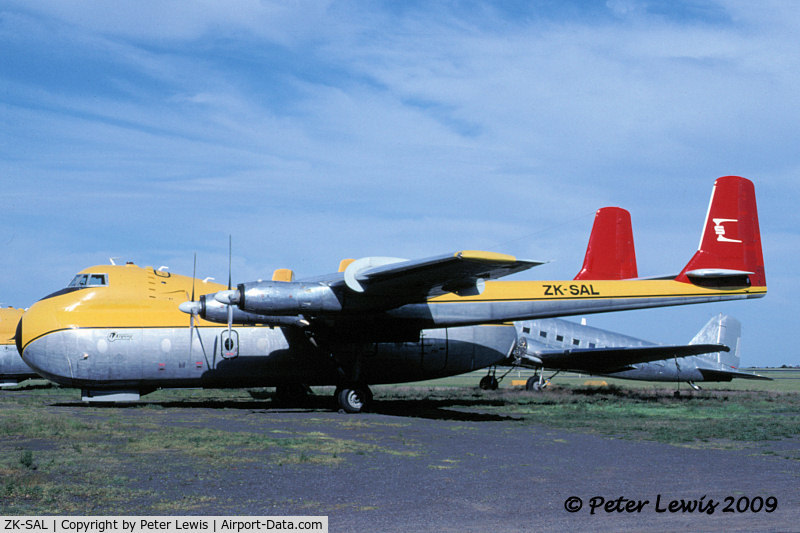 ZK-SAL, 1966 Armstrong Whitworth AW650 Argosy 222 C/N 6805, Safe-Air Ltd., Blenheim