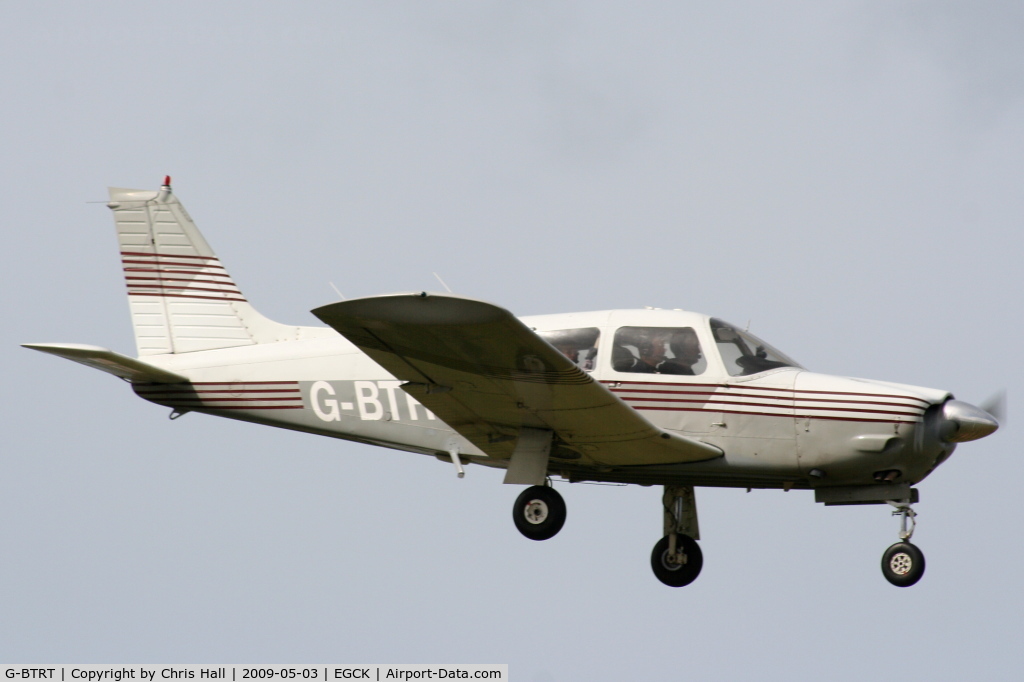 G-BTRT, 1975 Piper PA-28R-200 Cherokee Arrow C/N 28R-7535270, P F A fly-in at Caernarfon