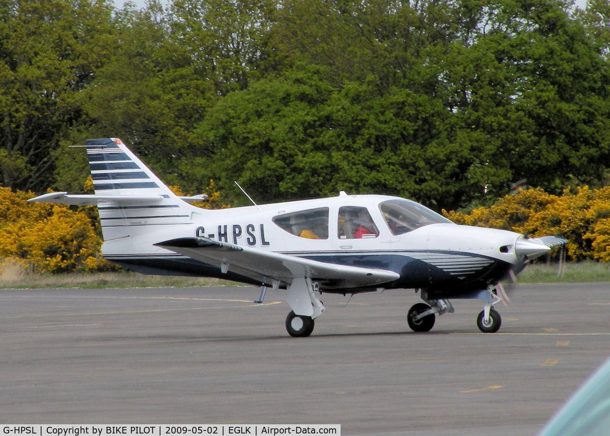 G-HPSL, 2001 Commander 114B C/N 14682, RUNNING UP PRIOR TO TAXYING TO RWY 25