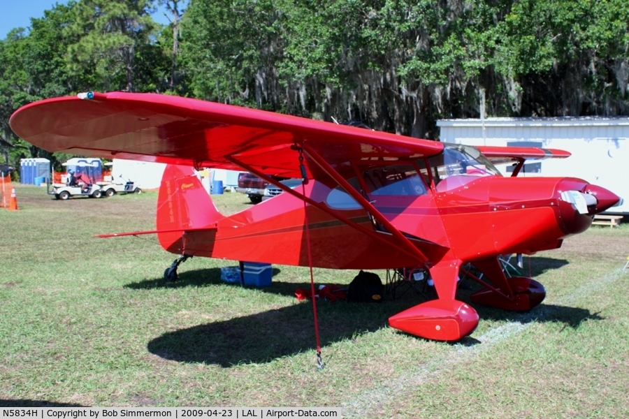 N5834H, 1949 Piper PA-16 Clipper C/N 16-453, Sun N Fun 2009 - Lakeland, Florida