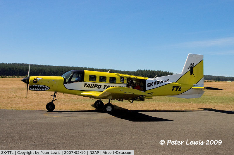 ZK-TTL, 2005 Pacific Aerospace 750XL C/N 104, Tandem Skydiving (2002) Ltd., Taupo