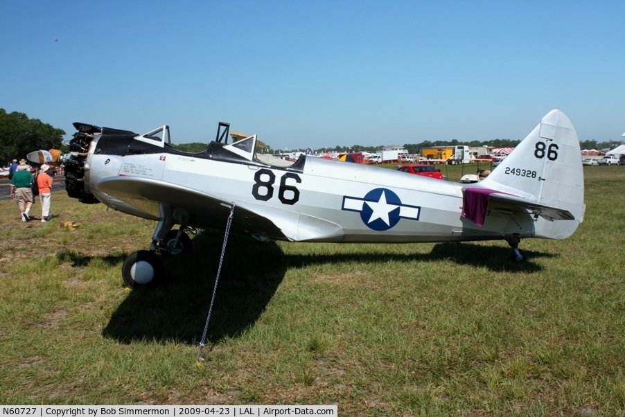 N60727, 1943 Fairchild (Howard) PT-23A Cornell (M-62C) C/N 352HO, Sun N Fun 2009 - Lakeland, Florida