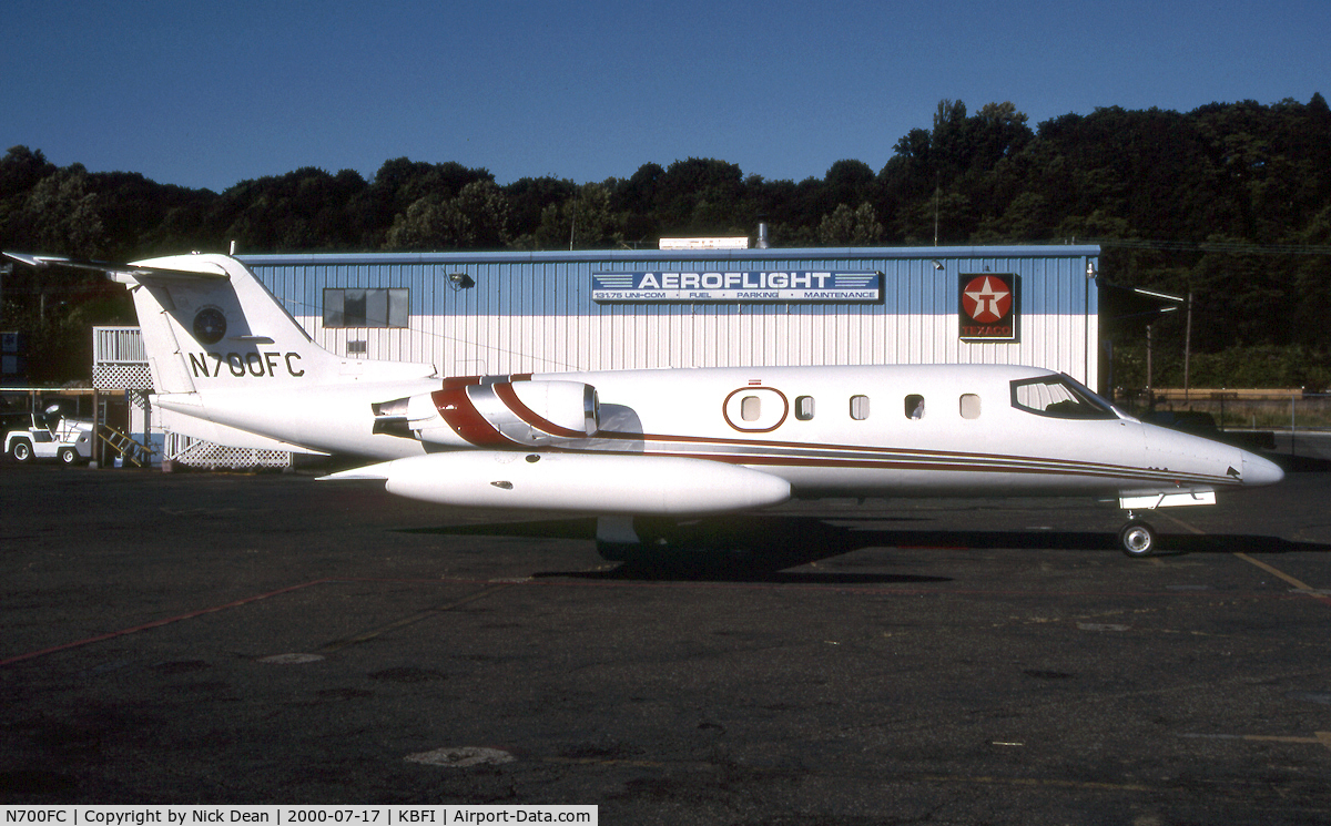 N700FC, 1971 Learjet 25B C/N 25B-082, KBFI