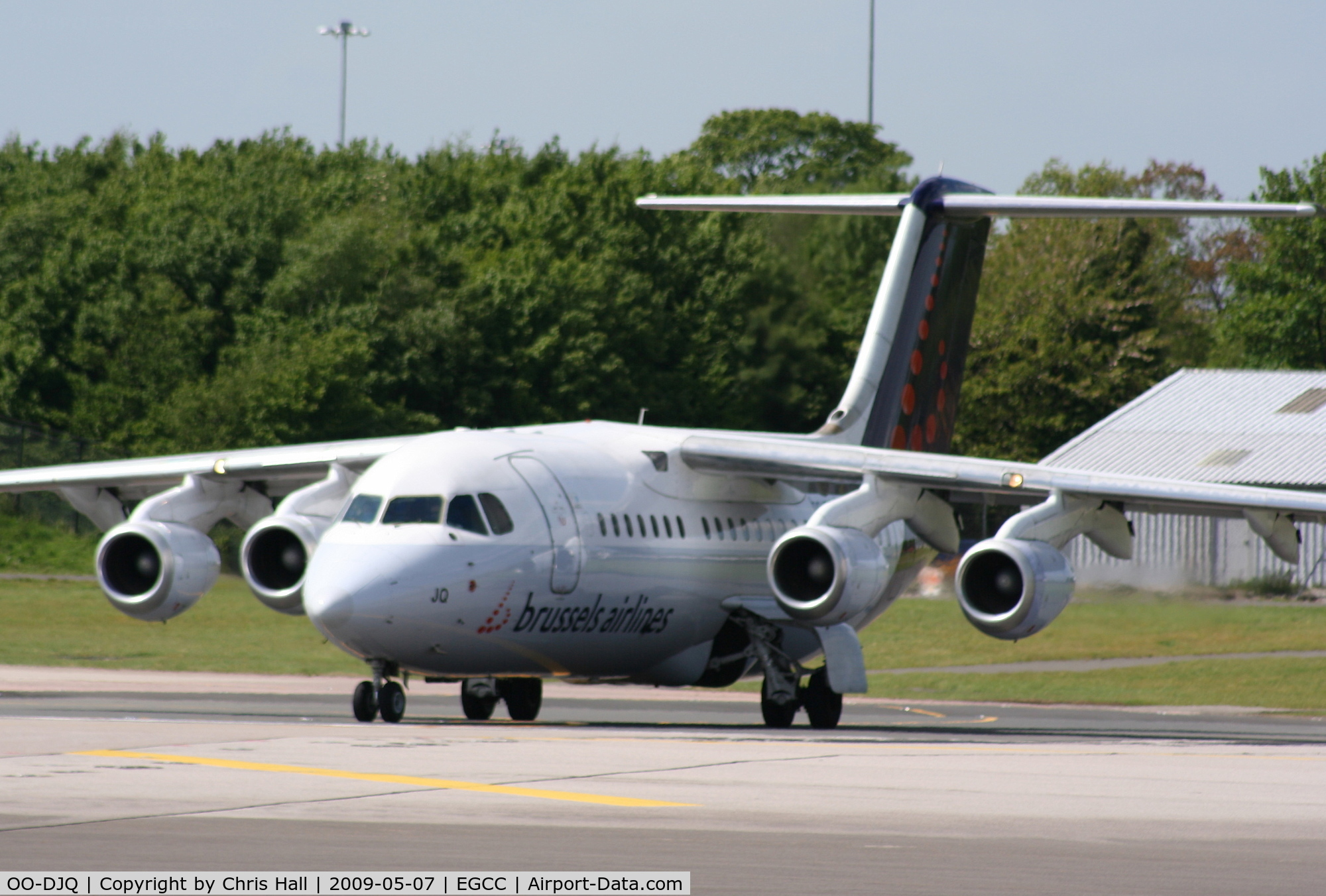 OO-DJQ, 1996 British Aerospace Avro 146-RJ85 C/N E.2289, Brussels Airlines