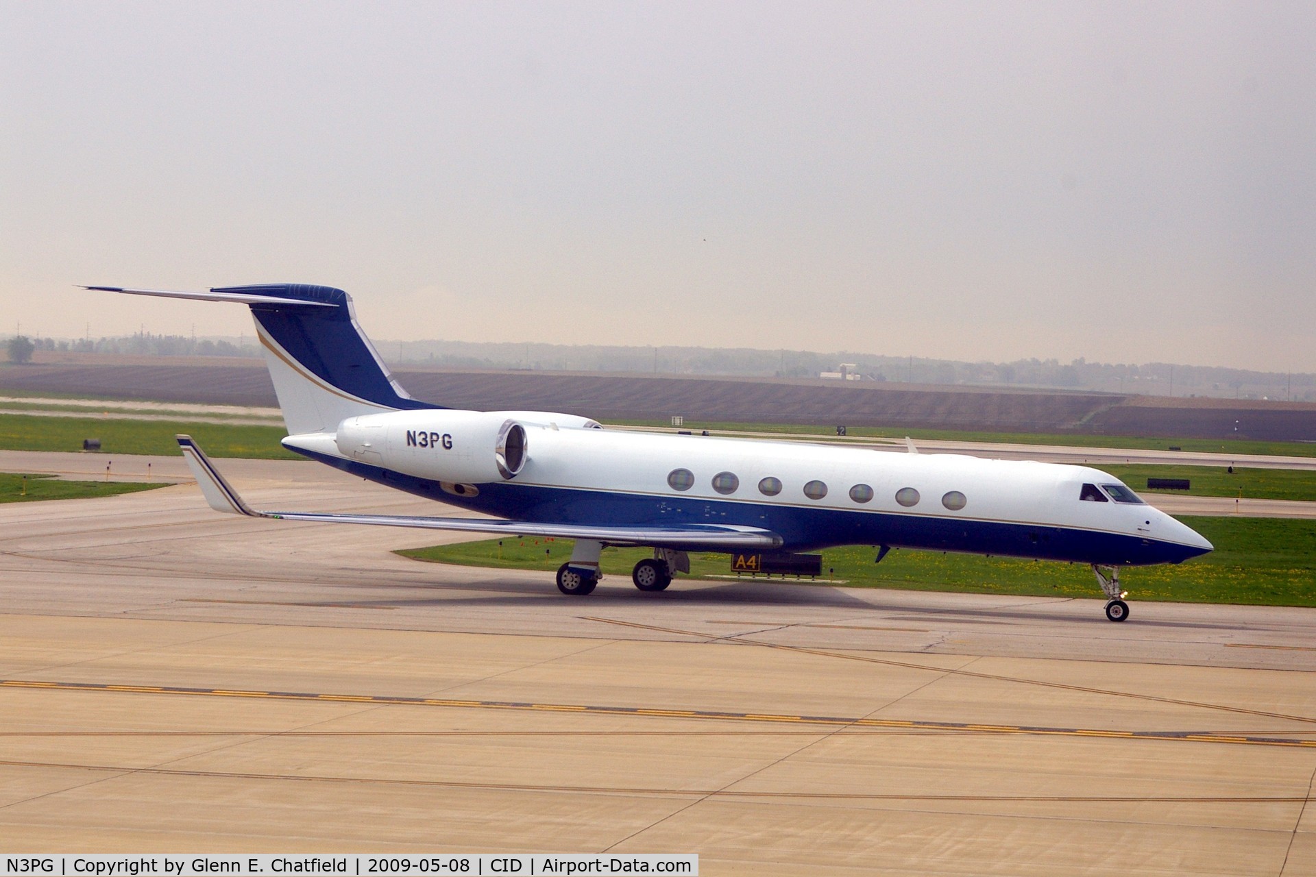 N3PG, 2005 Gulfstream Aerospace GV-SP (G550) C/N 5091, Turning from A4 to Delta for Landmark