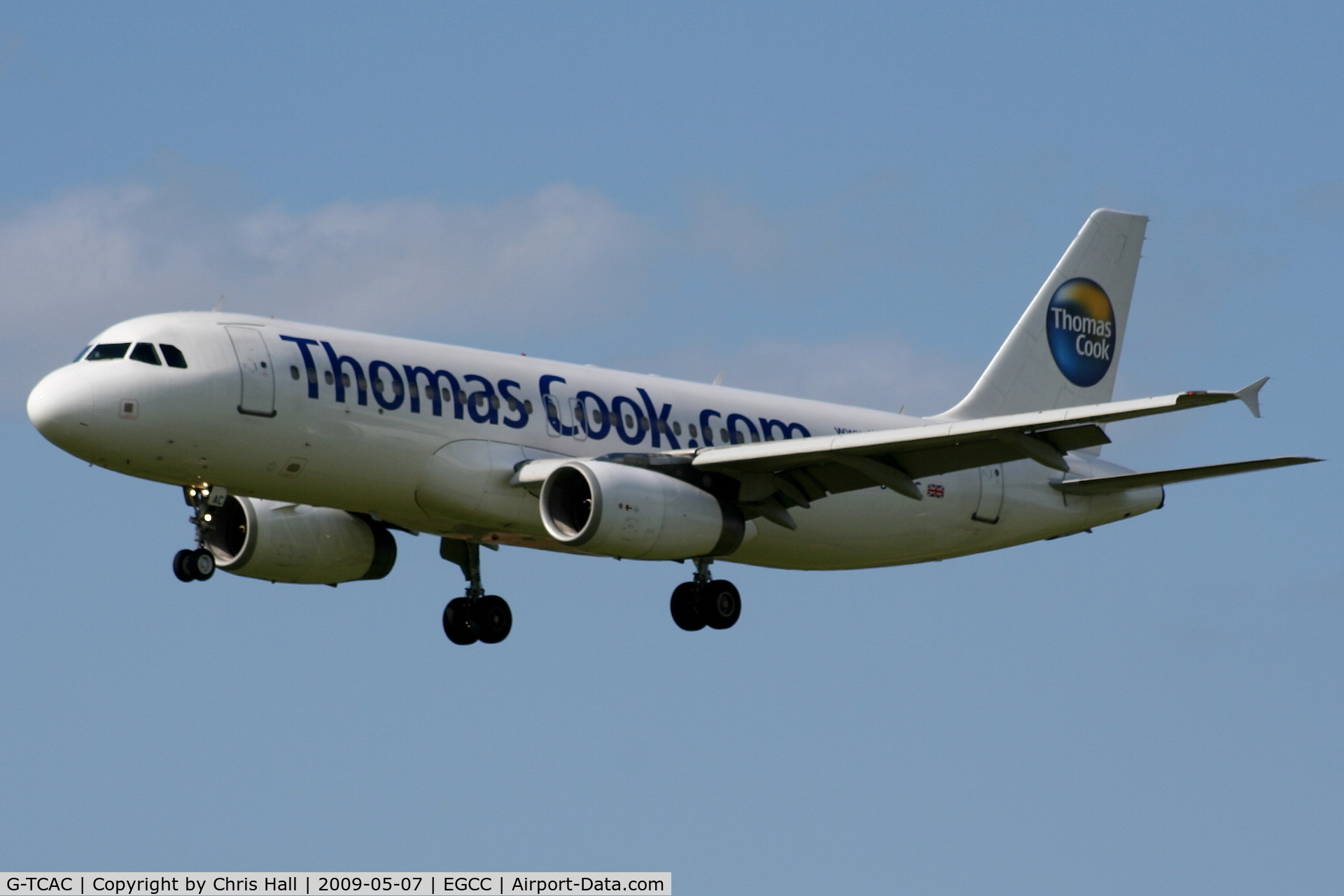 G-TCAC, 2001 Airbus A320-232 C/N 1411, Thomas Cook