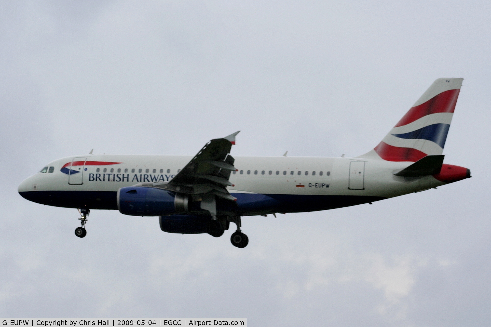 G-EUPW, 2001 Airbus A319-131 C/N 1440, British Airways