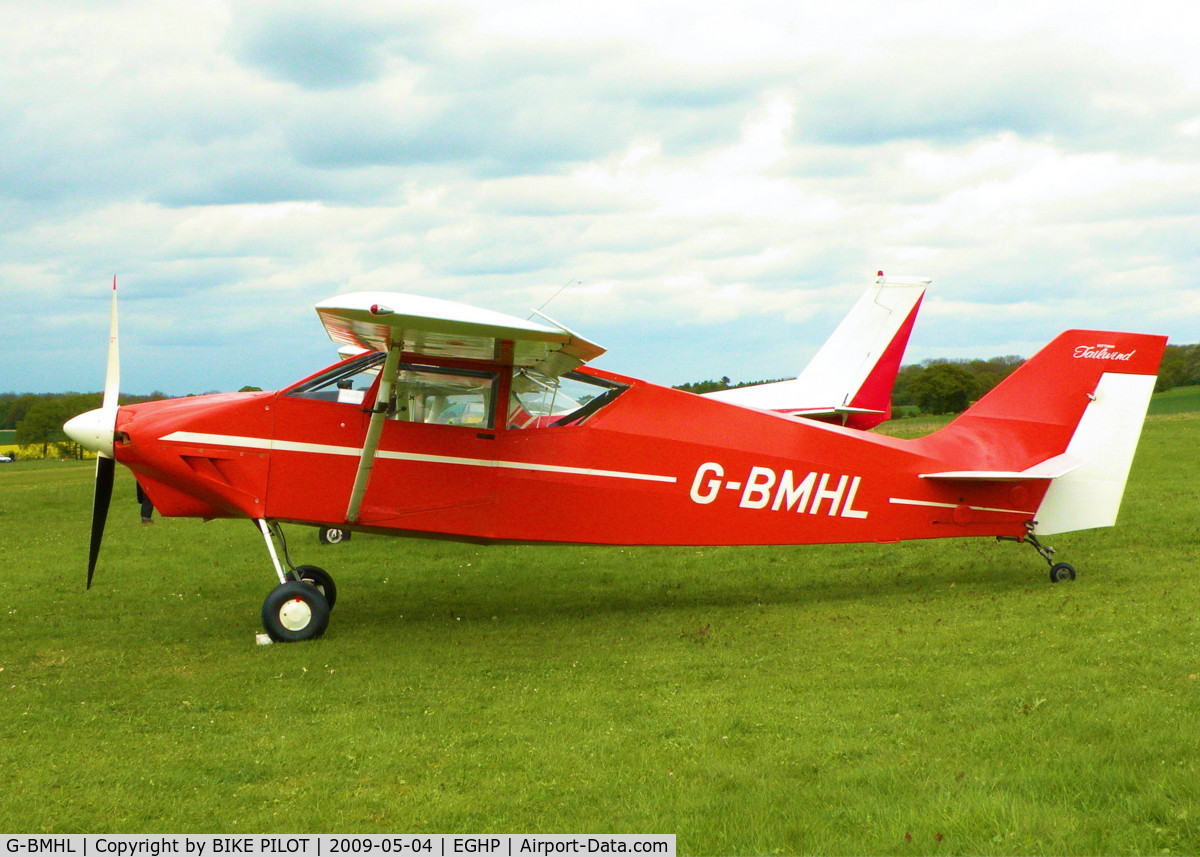 G-BMHL, 1986 Wittman W-8 Tailwind C/N PFA 031-10503, SLEEK LOOKING TAILWIND