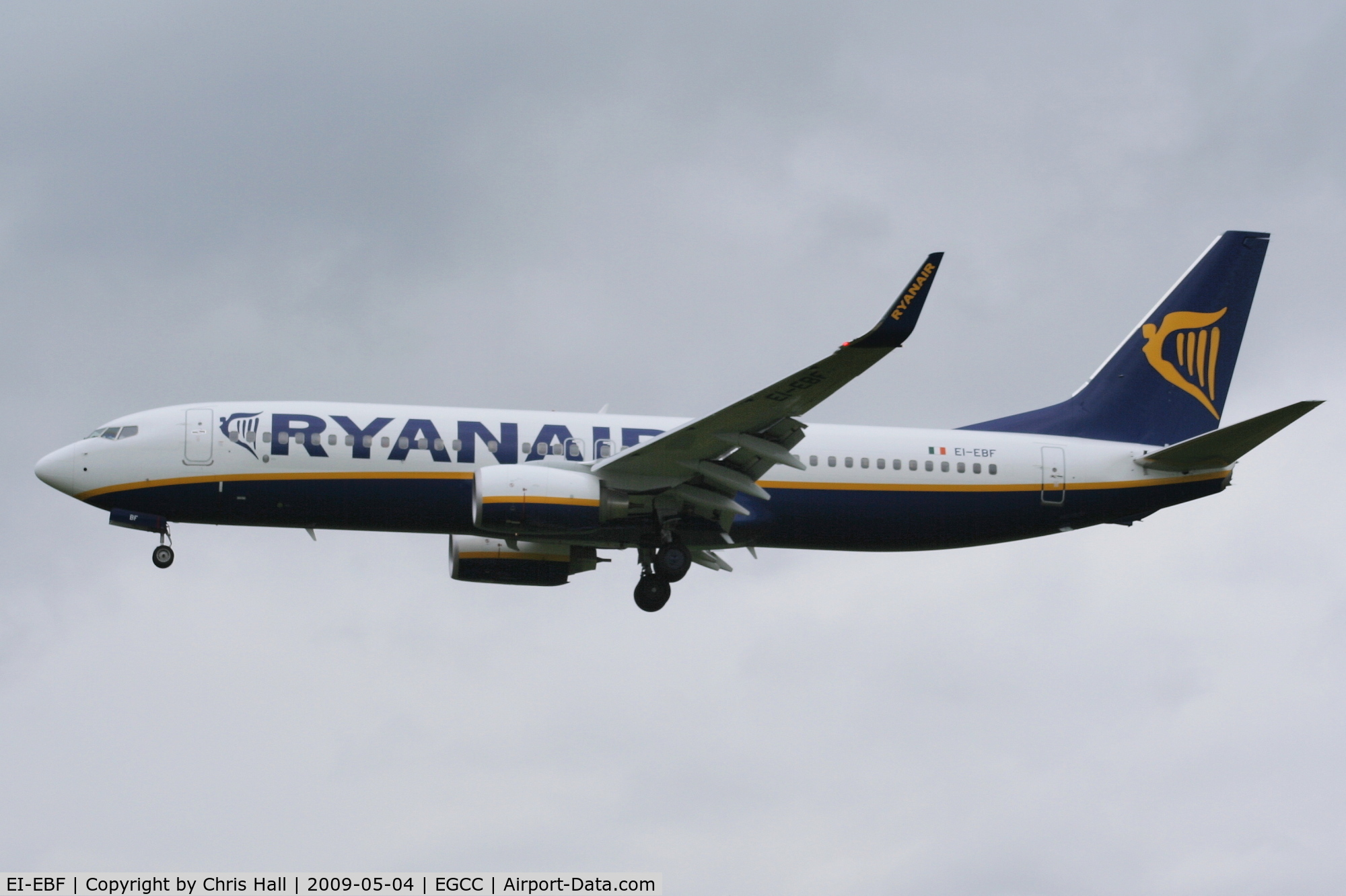 EI-EBF, 2009 Boeing 737-8AS C/N 37524, Ryanair
