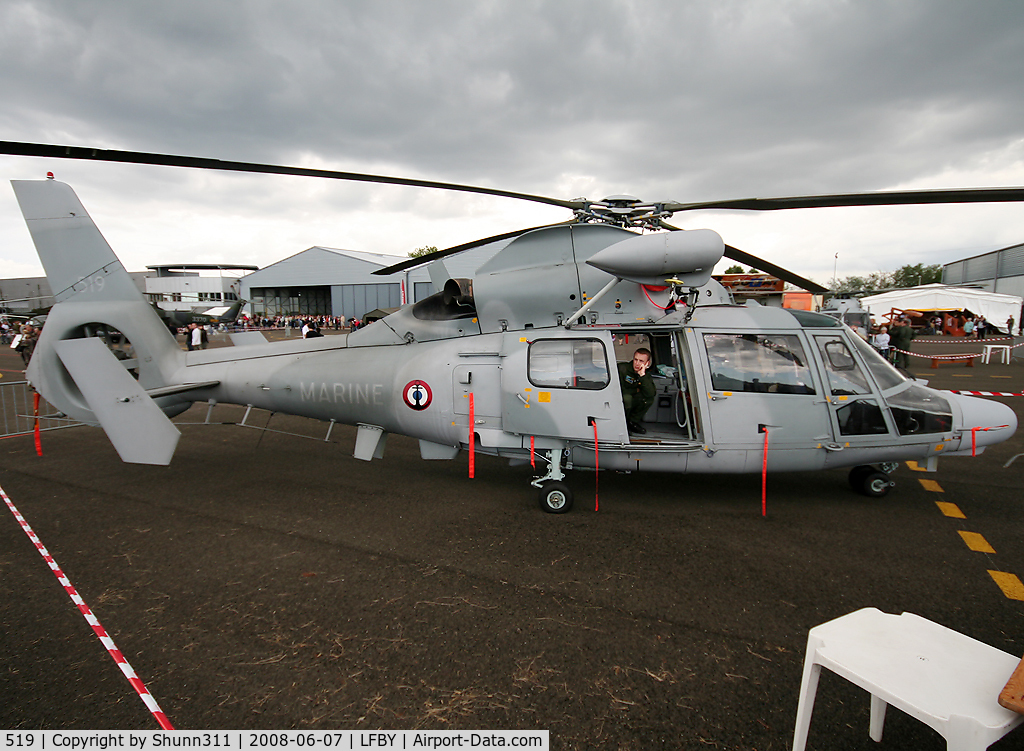 519, Eurocopter AS-565SA Panther C/N 6519, Dispalyed during LFBY Open Day 2008