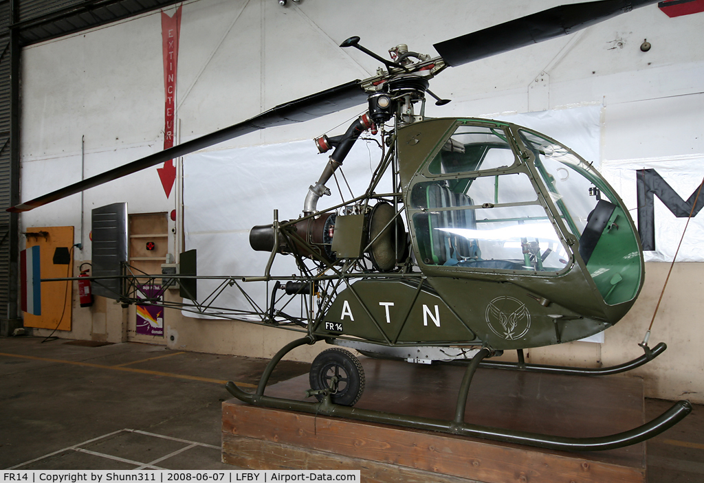 FR14, Sud-Ouest SO.1221S Djinn C/N 12/FR14, Displayed by the ALAT Museum during LFBY Open Day