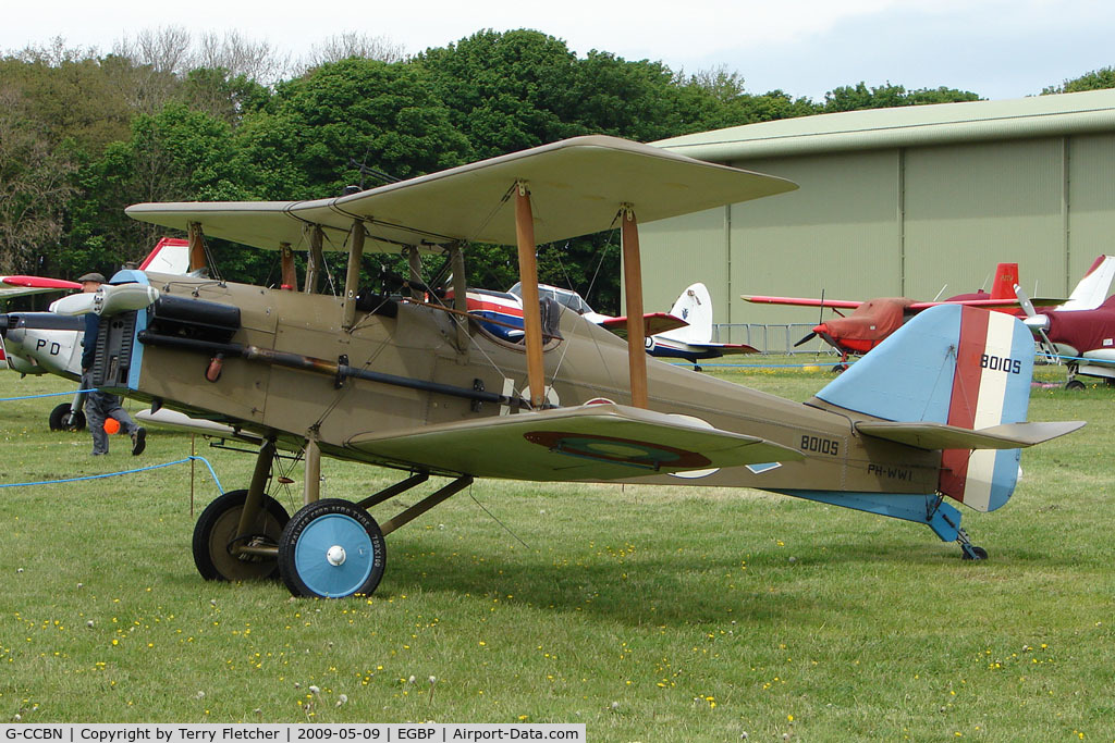 G-CCBN, 1982 Royal Aircraft Factory SE-5A Replica C/N 077246, Replica SE5A at Kemble on Great Vintage Flying Weekend