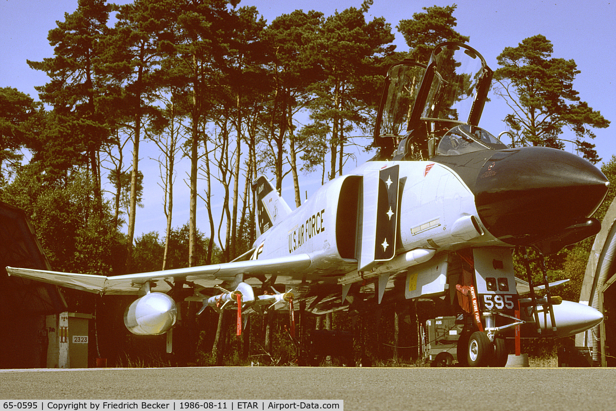 65-0595, 1965 McDonnell F-4D Phantom II C/N 1510, ready for QRA