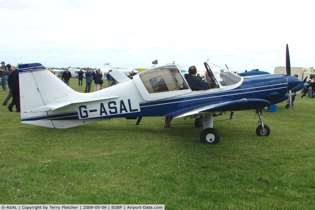 G-ASAL, 1973 Scottish Aviation Bulldog Series 120 Model 124 C/N BH120/239, Bulldog Series 120 at Kemble on Great Vintage Flying Weekend