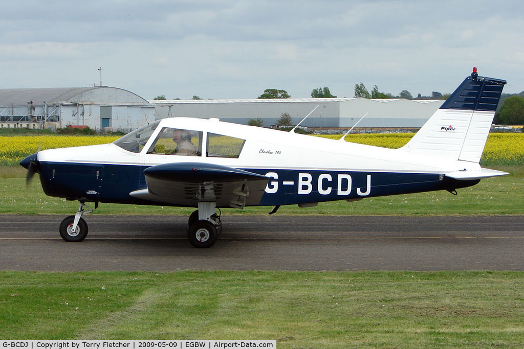 G-BCDJ, 1968 Piper PA-28-140 Cherokee C/N 28-24276, Pa-28-140 at Wellesbourne