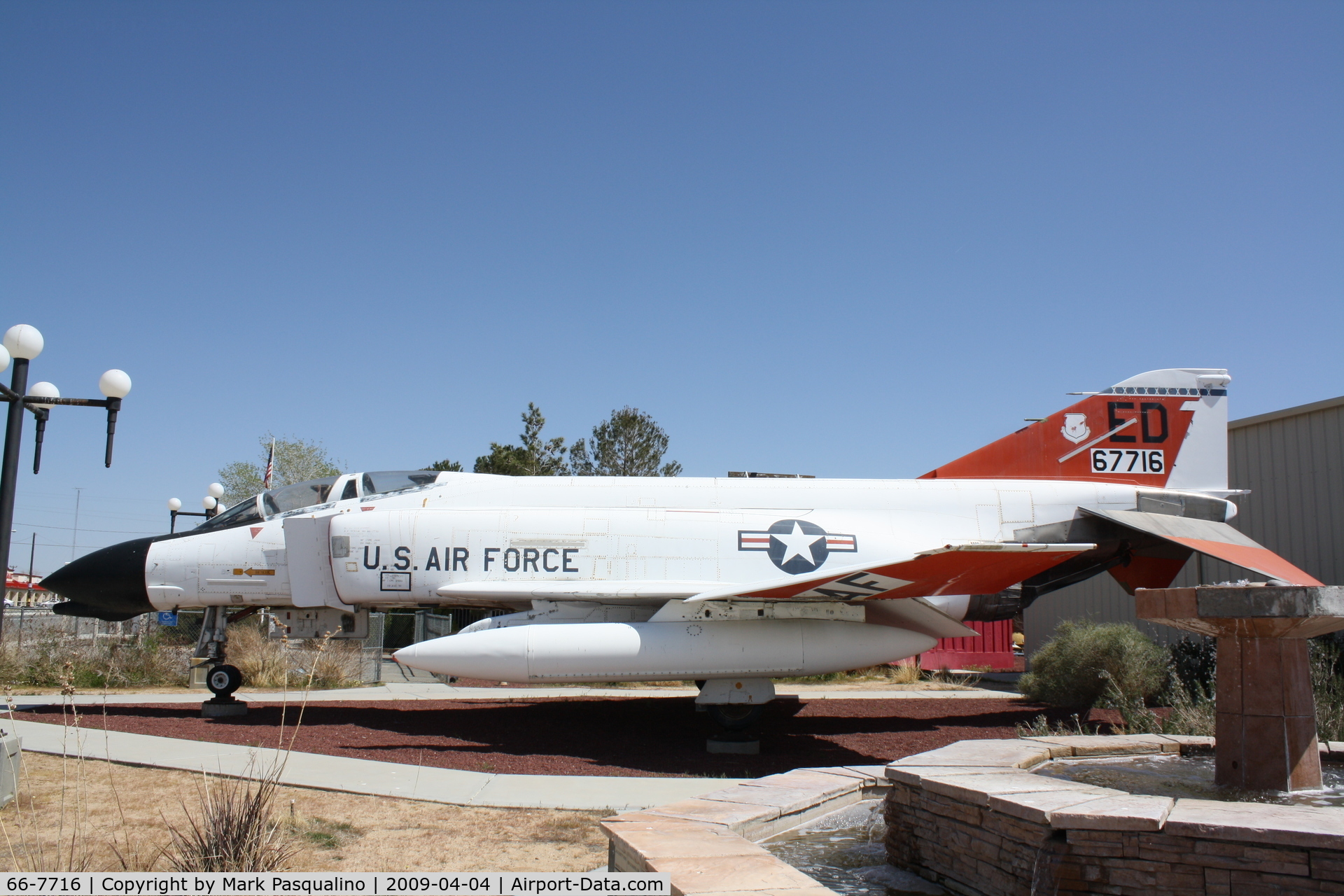 66-7716, 1966 McDonnell F-4D-31-MC Phantom II C/N 2337, F-4D on display at Saxon Aerospace Museum in Boron, CA