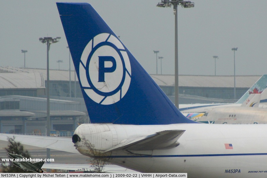 N453PA, 2001 Boeing 747-46NF C/N 30811, Tail with Polar Air Cargo colors