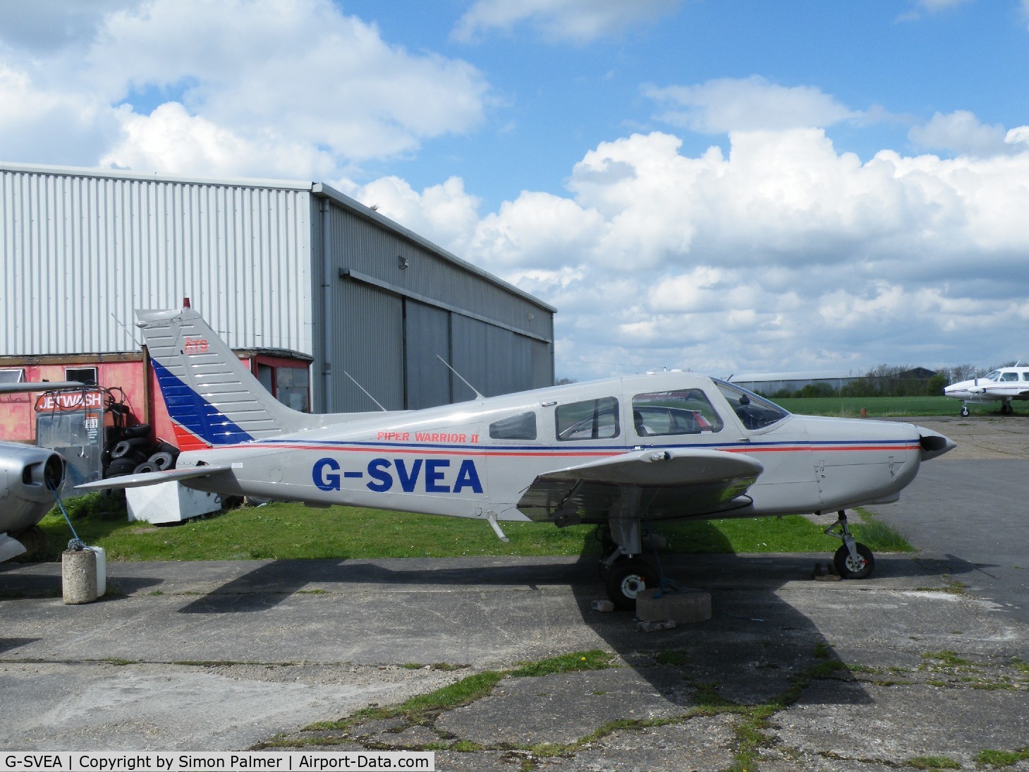 G-SVEA, 1979 Piper PA-28-161 Cherokee Warrior II C/N 28-7916082, PA-28 seen at Little Staughton