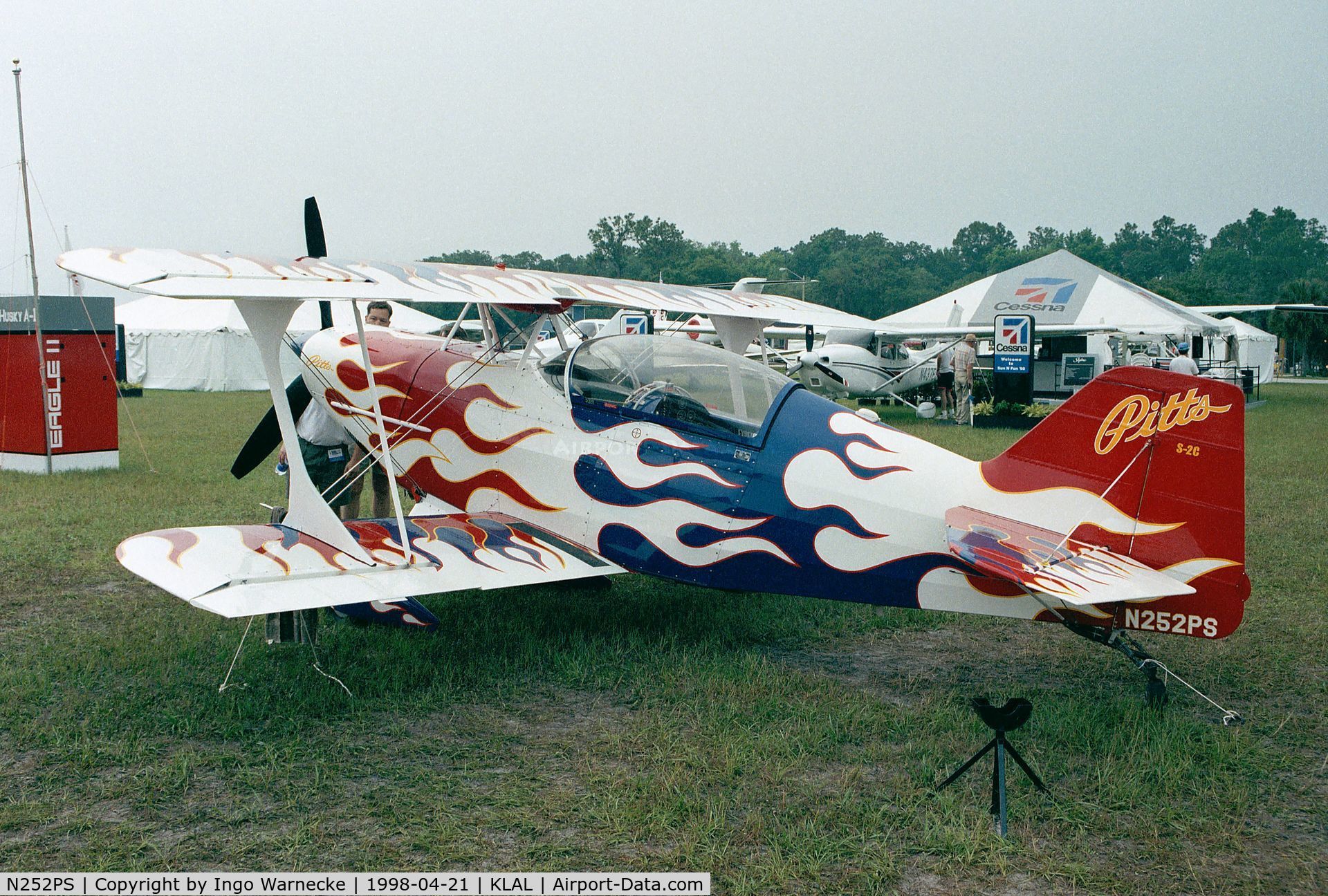 N252PS, 1999 Aviat Pitts S-2B Special C/N 5334, Aviat Pitts S-2C at Sun 'n Fun 1998, Lakeland FL