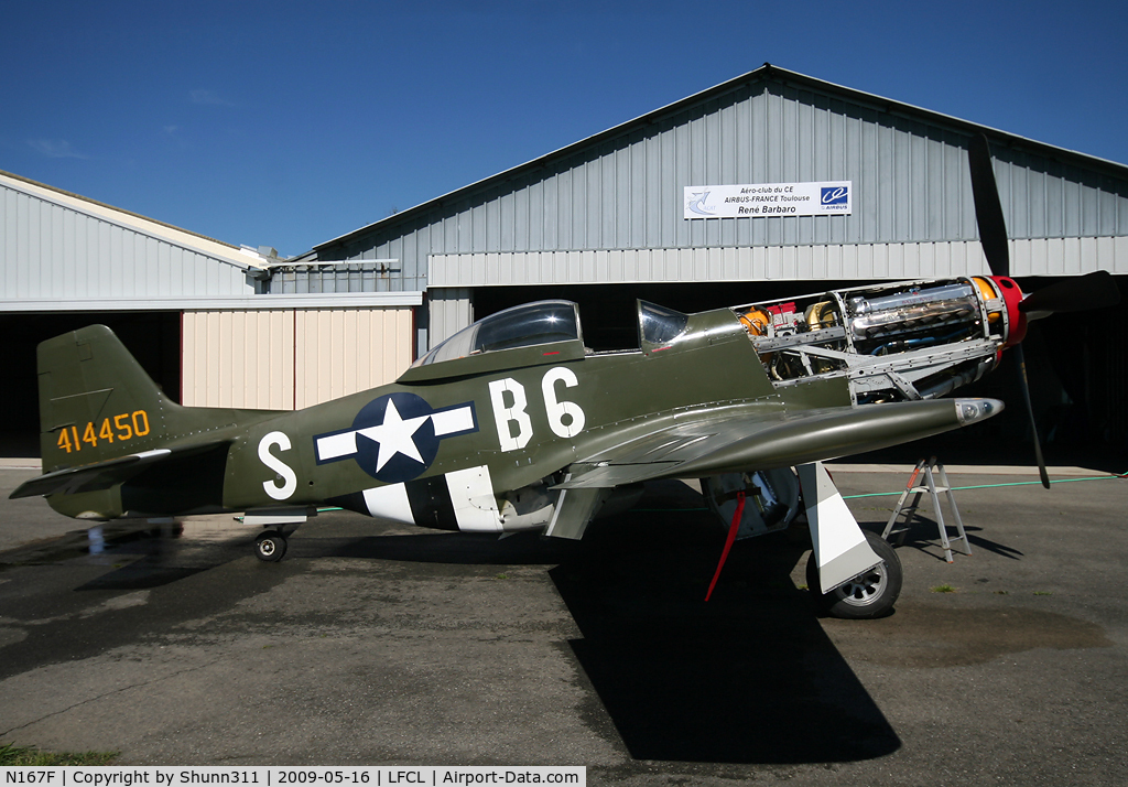 N167F, 1944 North American P-51D Mustang C/N 122-40417, New old lady at LFCL...