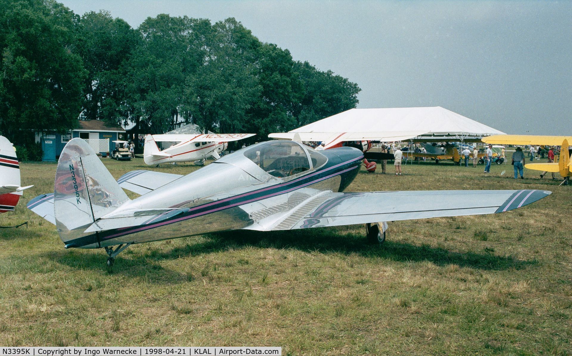 N3395K, 1946 Globe GC-1B Swift C/N 1388, Globe GC-1B Swift at Sun 'n Fun 1998, Lakeland FL