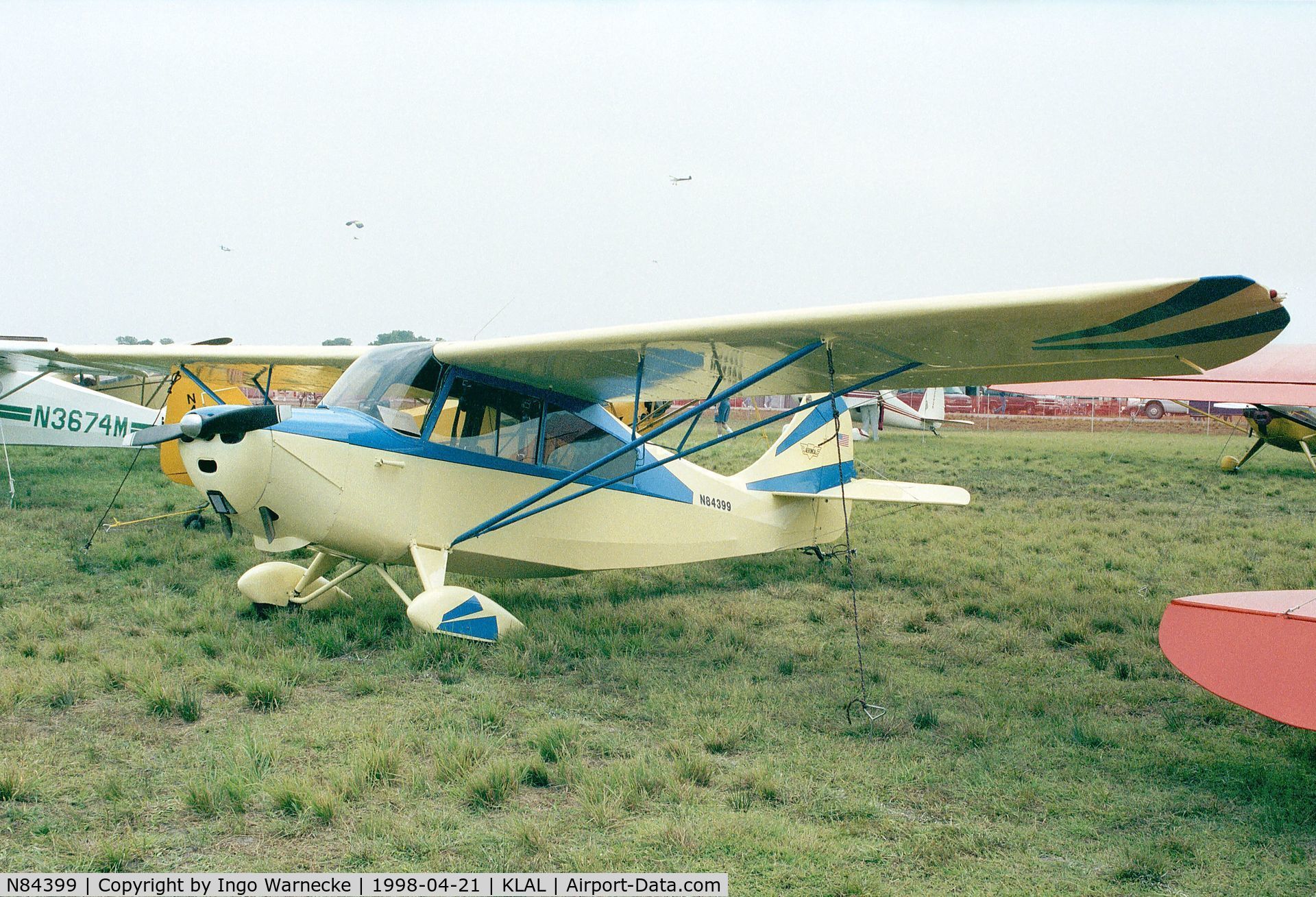 N84399, Aeronca 7AC Champion C/N 7AC-3094, Aeronca 7AC at Sun 'n Fun 1998, Lakeland FL