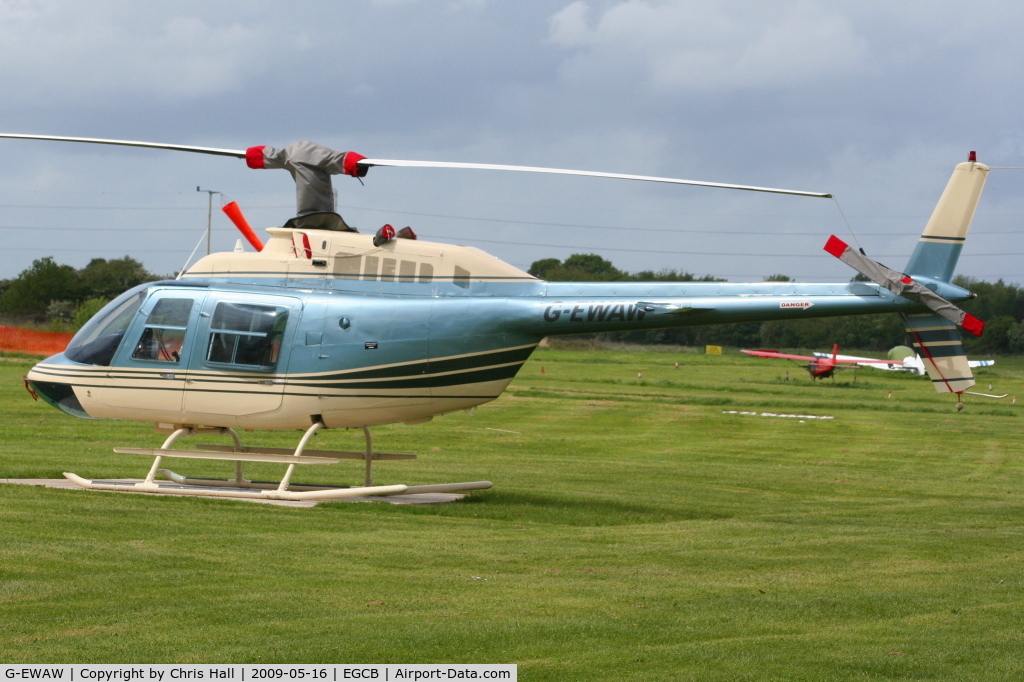 G-EWAW, 1987 Bell 206B-3 JetRanger III C/N 3955, Barton Fly-in and Open Day