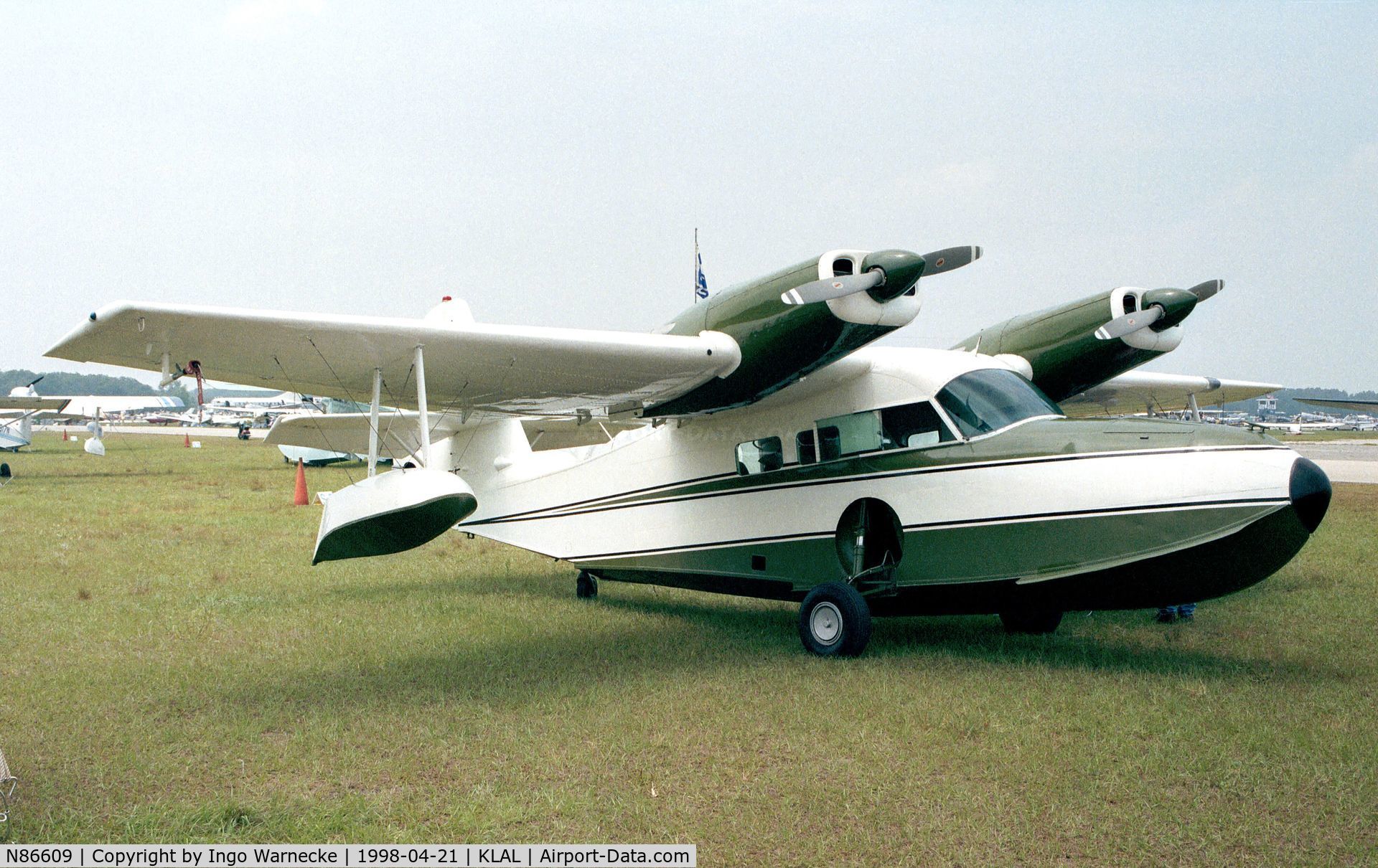 N86609, 1946 Grumman G-44A Widgeon C/N 1435, Grumman G-44A Gosling at Sun 'n Fun 1998, Lakeland FL