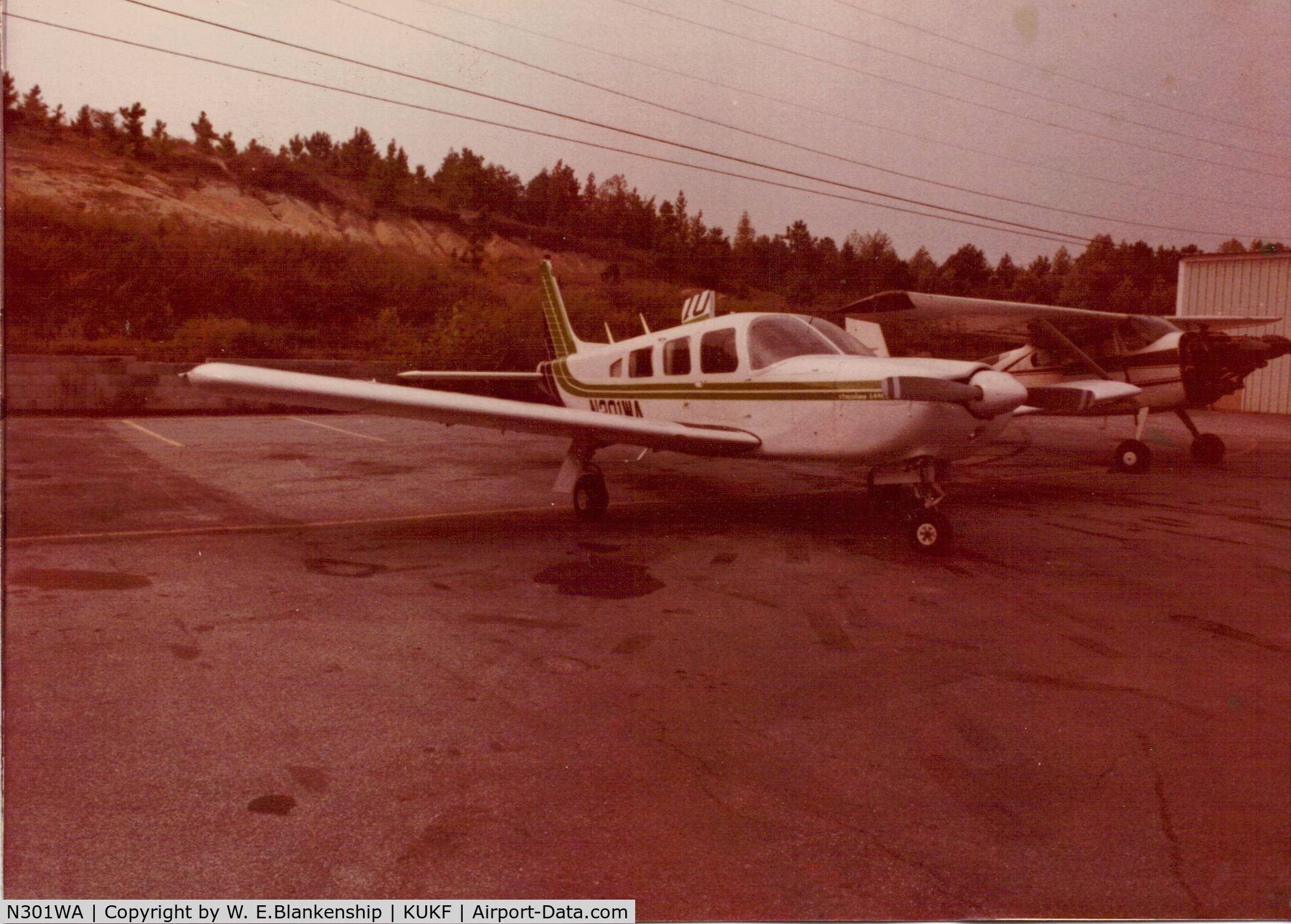 N301WA, Piper PA-32R-300 Cherokee Lance C/N 32R7780411, 