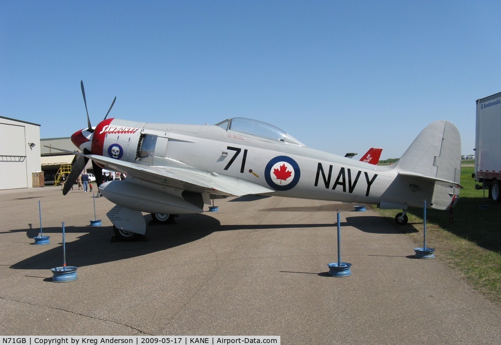 N71GB, 1949 Hawker Sea Fury T.20 C/N 37525, 2009 Blaine Aviation Weekend