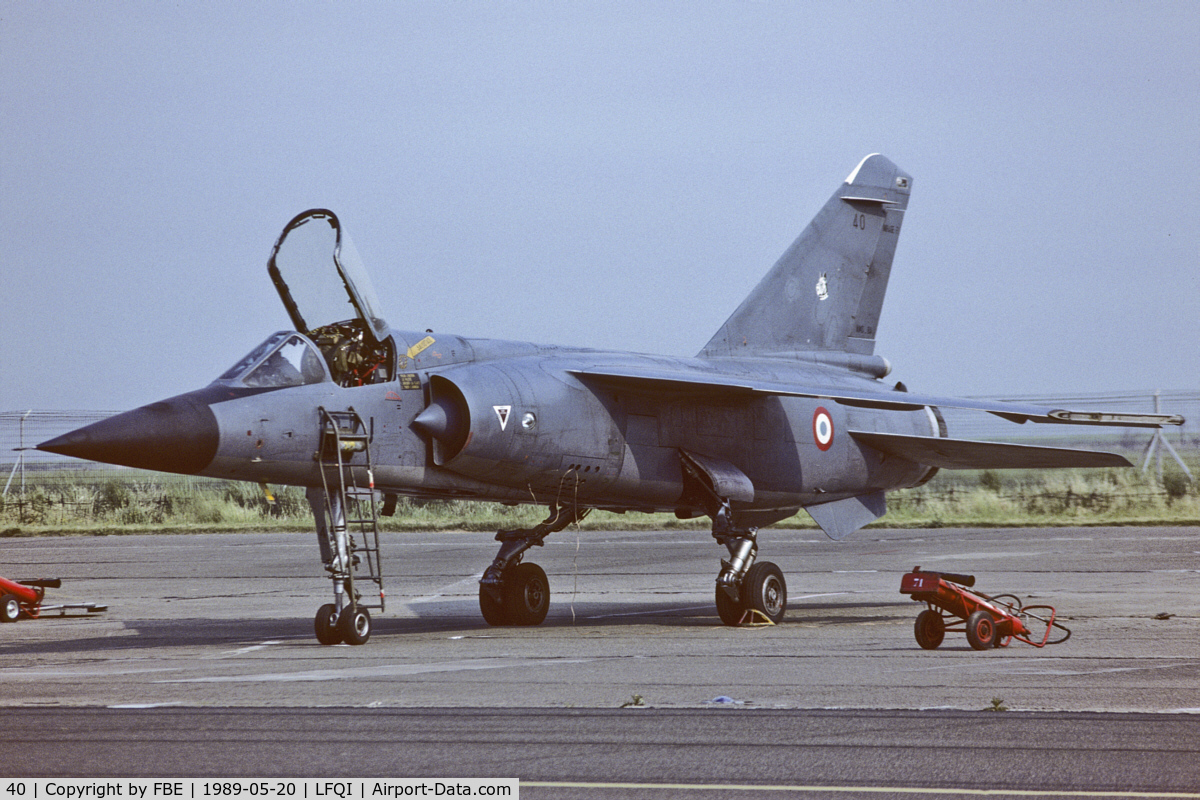 40, Dassault Mirage F.1C C/N Not found 40, 12ZJ Mirage F1 at Cambrai