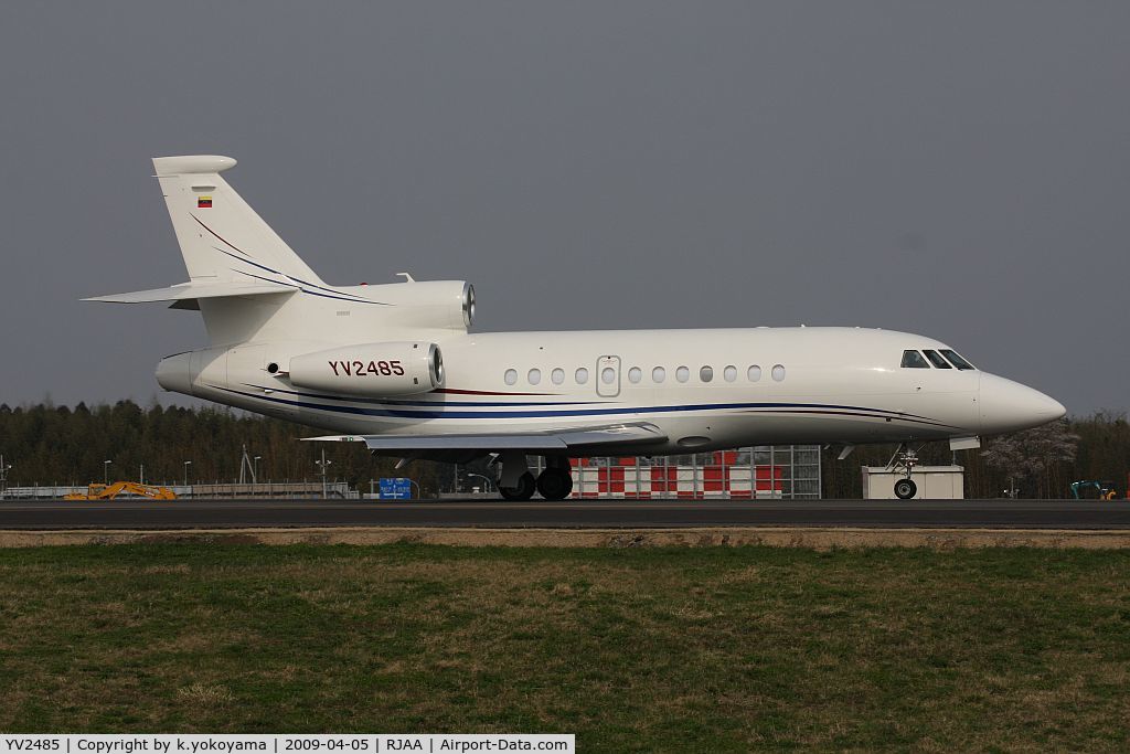 YV2485, Dassault Falcon 900EX C/N 196, First Vist to NRT