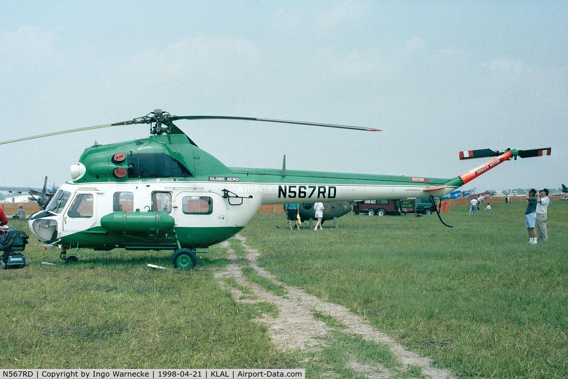 N567RD, Mil (PZL-Swidnik) Mi-2 C/N 563404044, Mil (PZL-Swidnik) Mi-2 HOPLITE (probably ex German police) at 1998 Sun 'n Fun, Lakeland FL