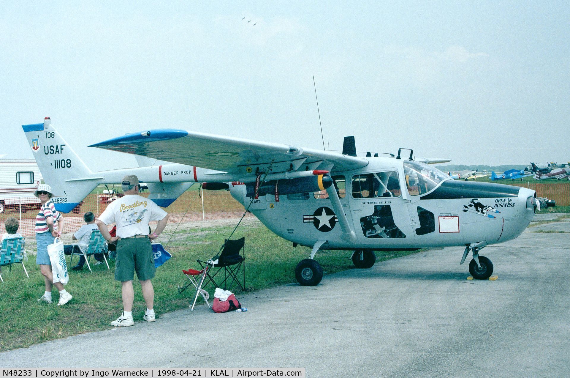 N48233, 1968 Cessna M337B (O-2A) Super Skymaster C/N 337M-0294, Cessna M337B (O-2B Skymaster) at 1998 Sun 'n Fun, Lakeland FL