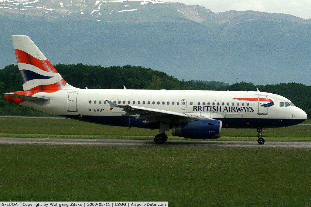 G-EUOA, 2001 Airbus A319-131 C/N 1513, visitor