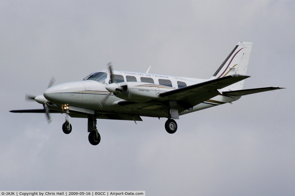 G-JAJK, 1980 Piper PA-31-350 Chieftain C/N 31-8152014, Woodgate Aviation