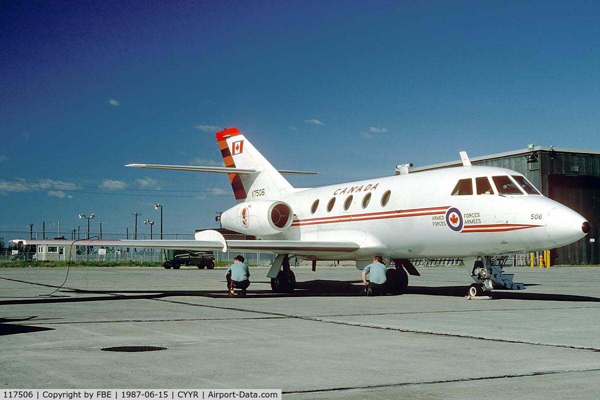 117506, 1967 Dassault Falcon (Mystere) 20C C/N 109, CAF Falcon at Goose Bay