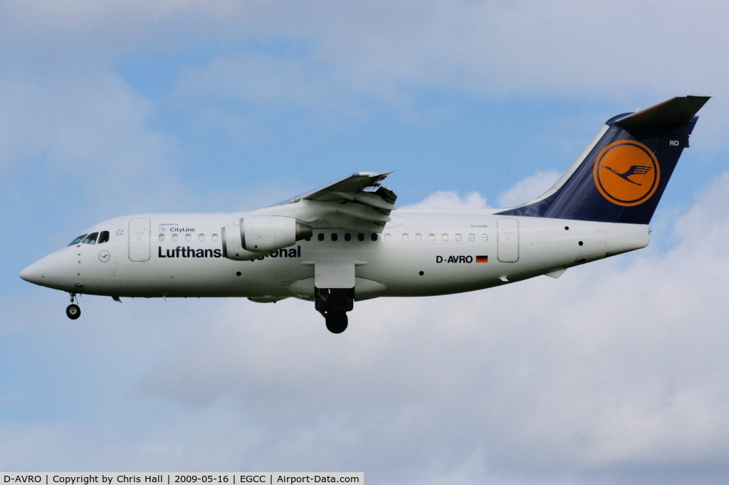 D-AVRO, 1994 British Aerospace Avro 146-RJ85 C/N E.2246, Lufthansa Regional operated by CityLine
