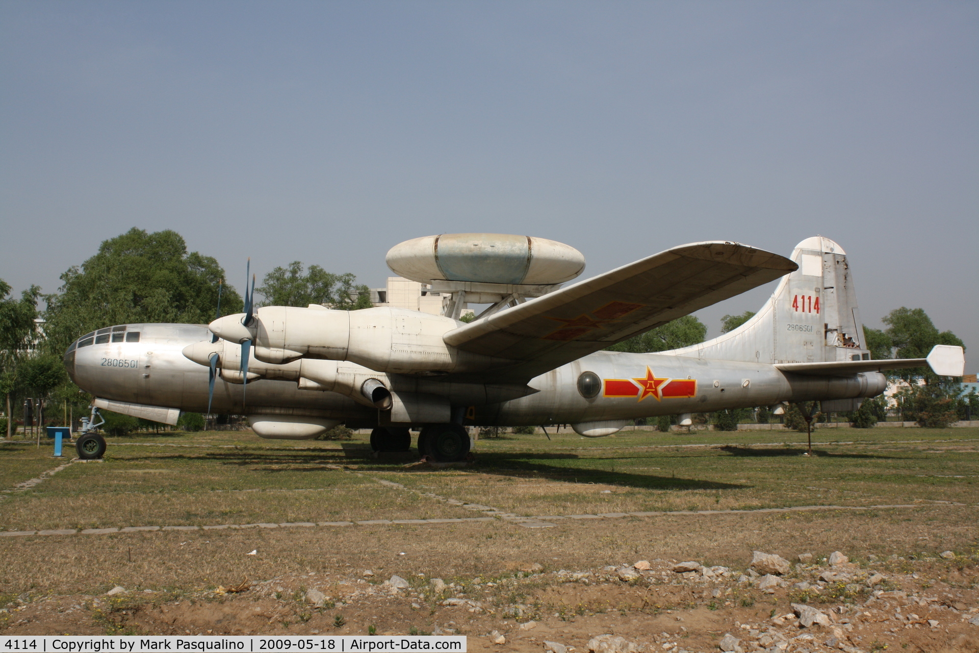 4114, Tupolev Tu-4 C/N 2806501, Tupolev Tu-4  Located at Datangshan, China