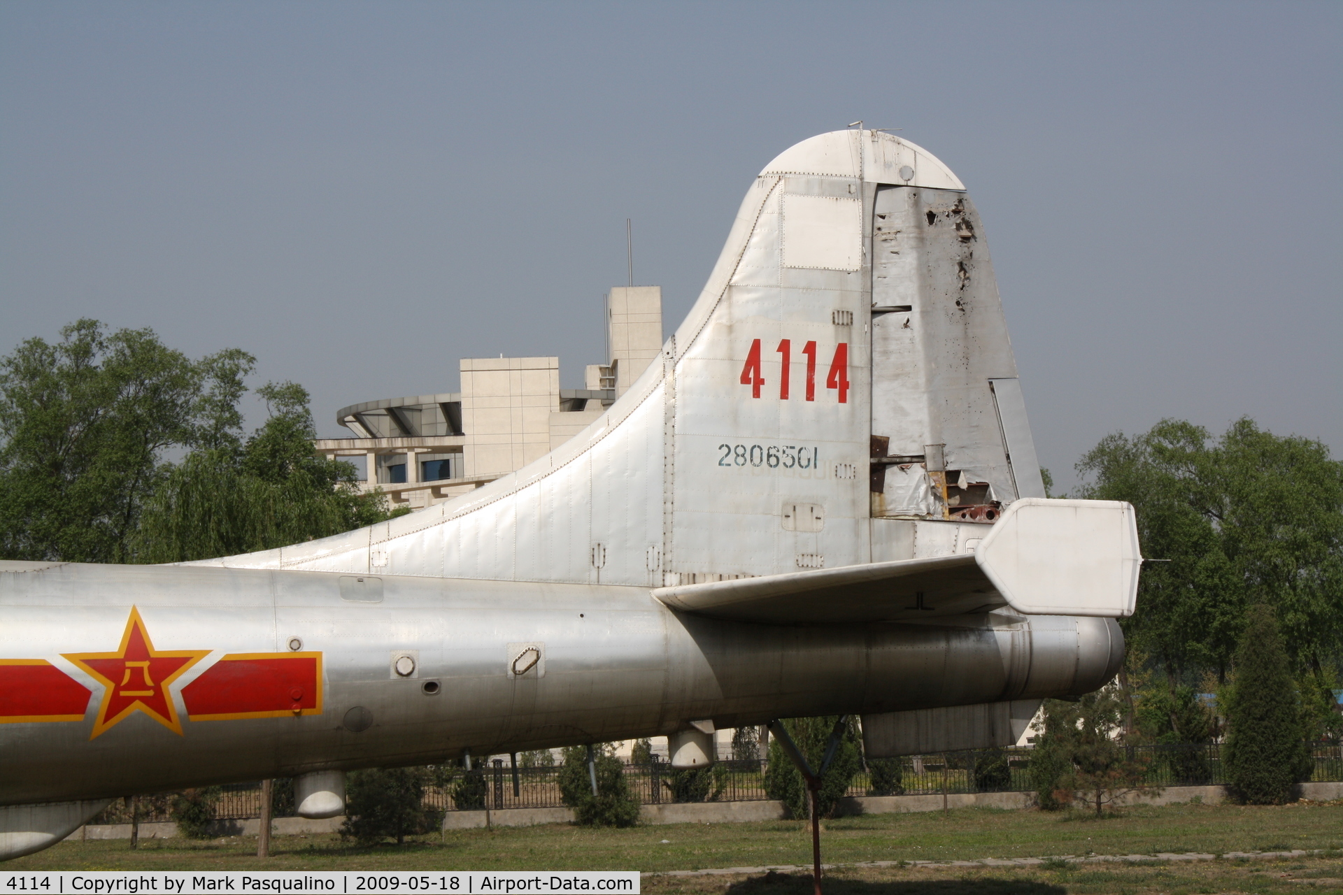 4114, Tupolev Tu-4 C/N 2806501, Tupolev Tu-4  Located at Datangshan, China