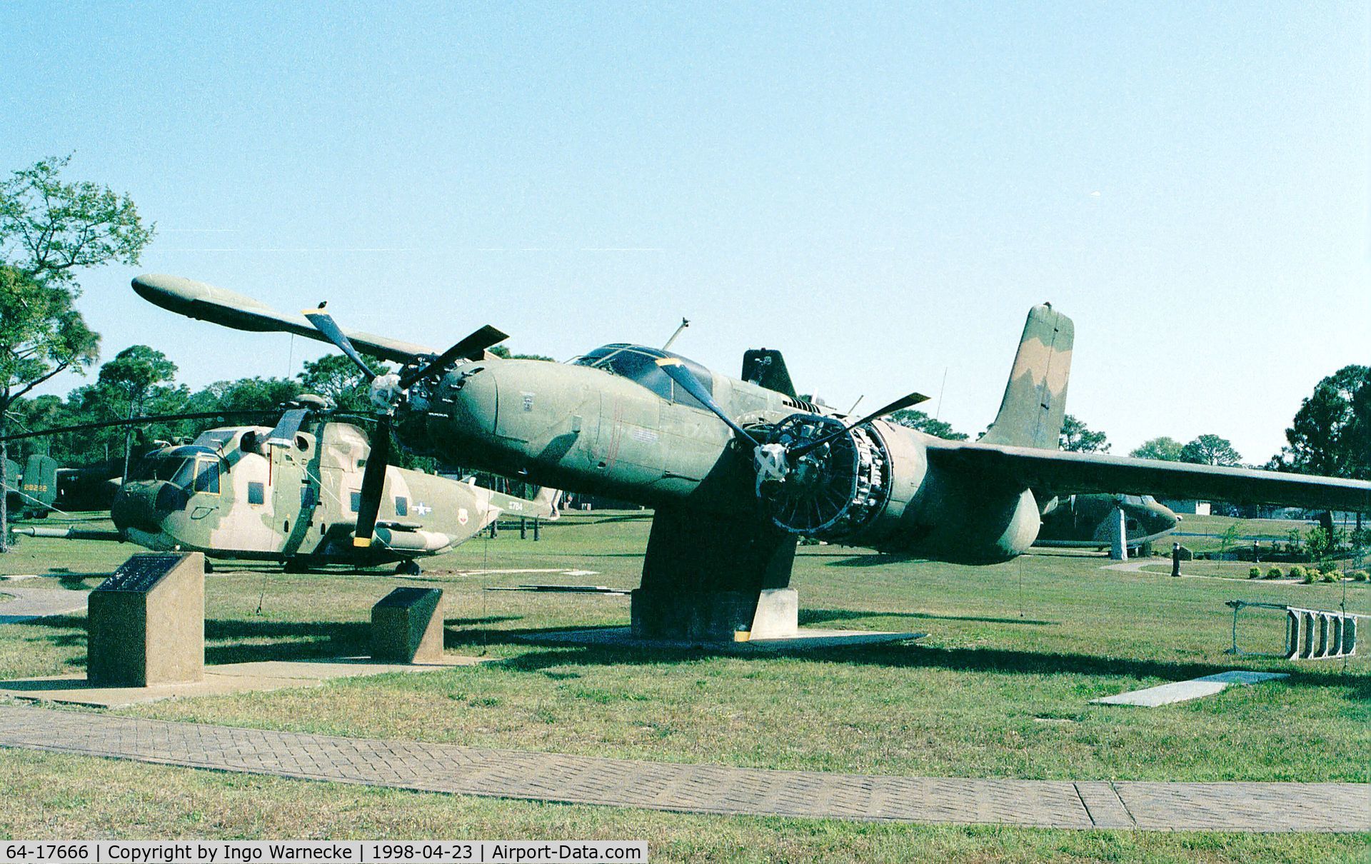 64-17666, 1964 Douglas-On Mark B-26K Counter Invader C/N 28762 (was 44-35483), Douglas (On Mark) B-26K Invader of USAF at Hurlburt Field historic aircraft park