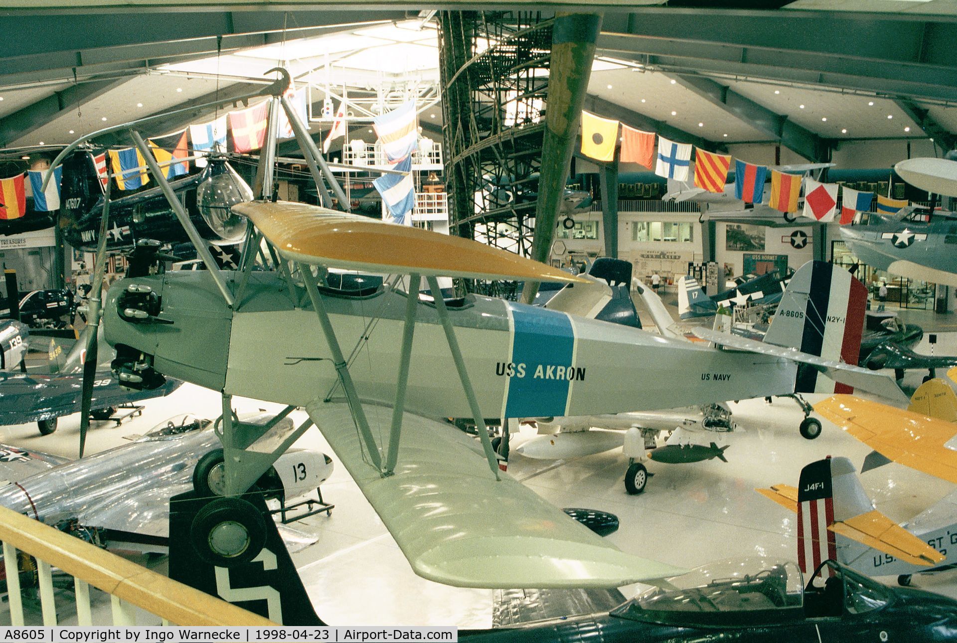 A8605, 1929 Consolidated N2Y-1 C/N Not found A8605, Consolidated N2Y-1 at the Museum of Naval Aviation, Pensacola FL