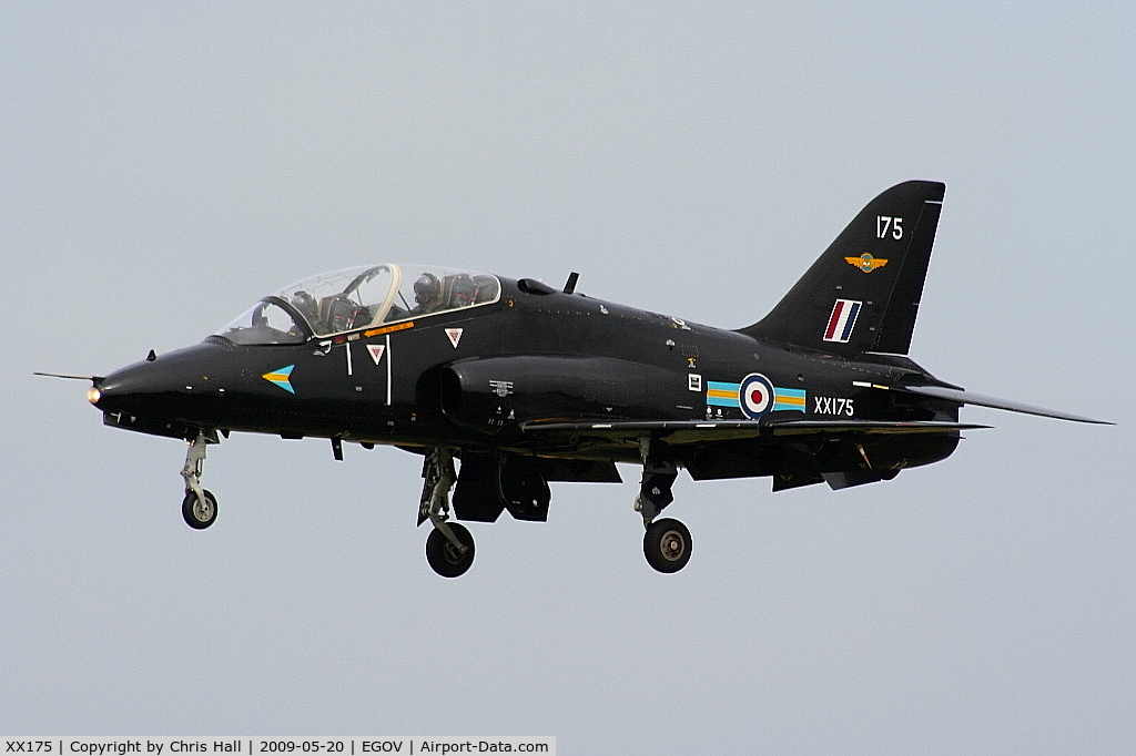 XX175, 1977 Hawker Siddeley Hawk T.1 C/N 022/312022, RAF No 4 FTS/208(R) Sqn