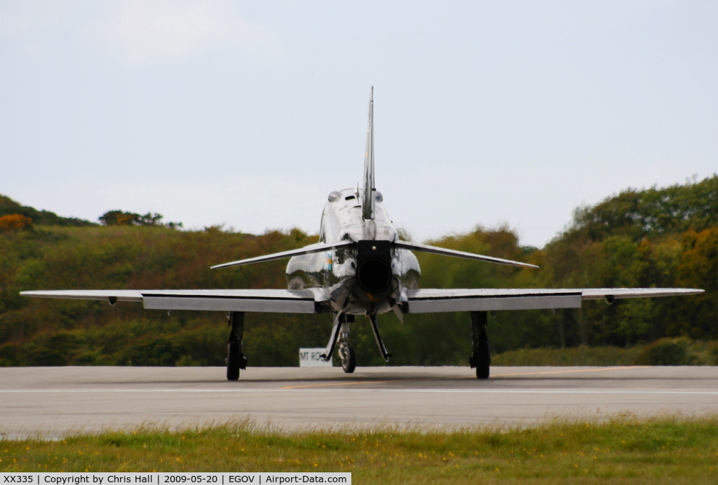 XX335, 1980 Hawker Siddeley Hawk T.1A C/N 183/312159, RAF No 4 FTS/208(R) Sqn