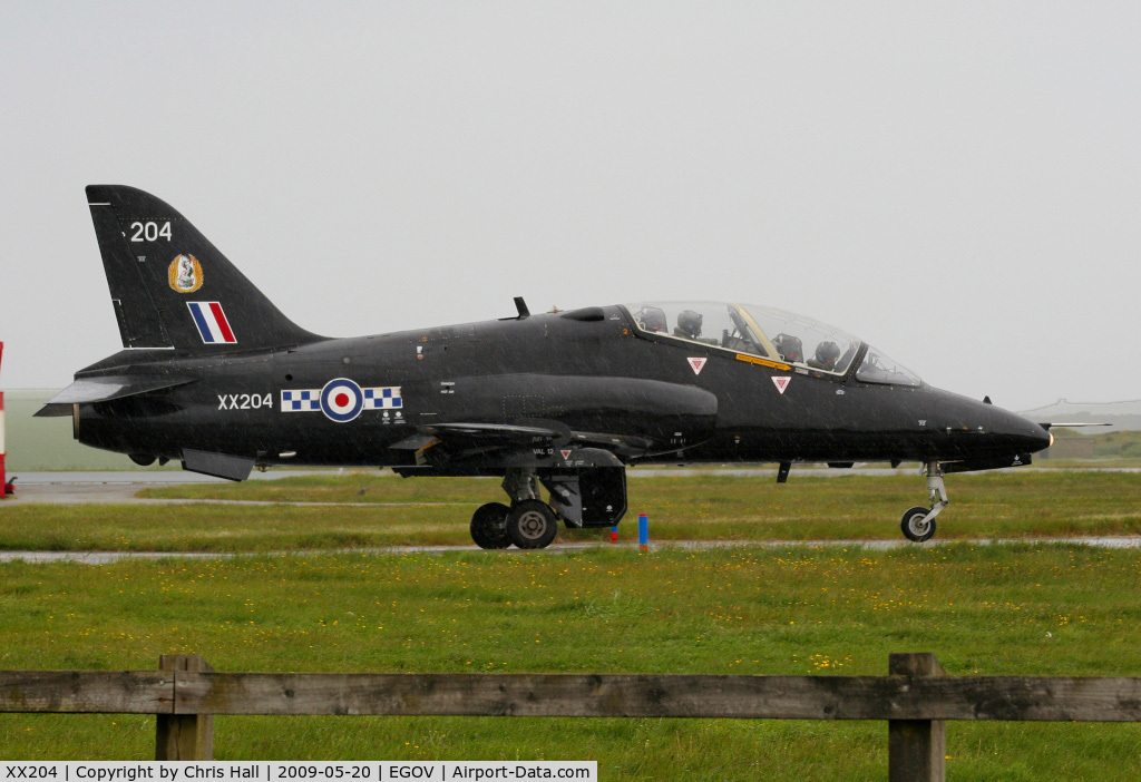 XX204, 1978 Hawker Siddeley Hawk T.1A C/N 051/312051, RAF No 4 FTS/19(R) Sqn