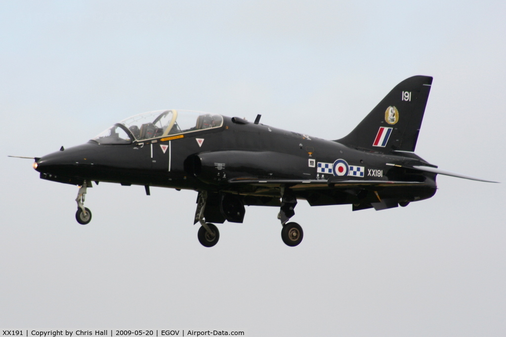 XX191, 1977 Hawker Siddeley Hawk T.1A C/N 038/312038, RAF No 4 FTS/19(R) Sqn