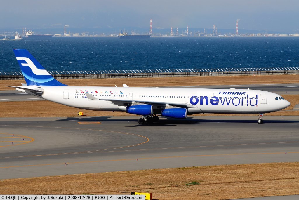 OH-LQE, 2008 Airbus A340-313E C/N 938, One World C/S