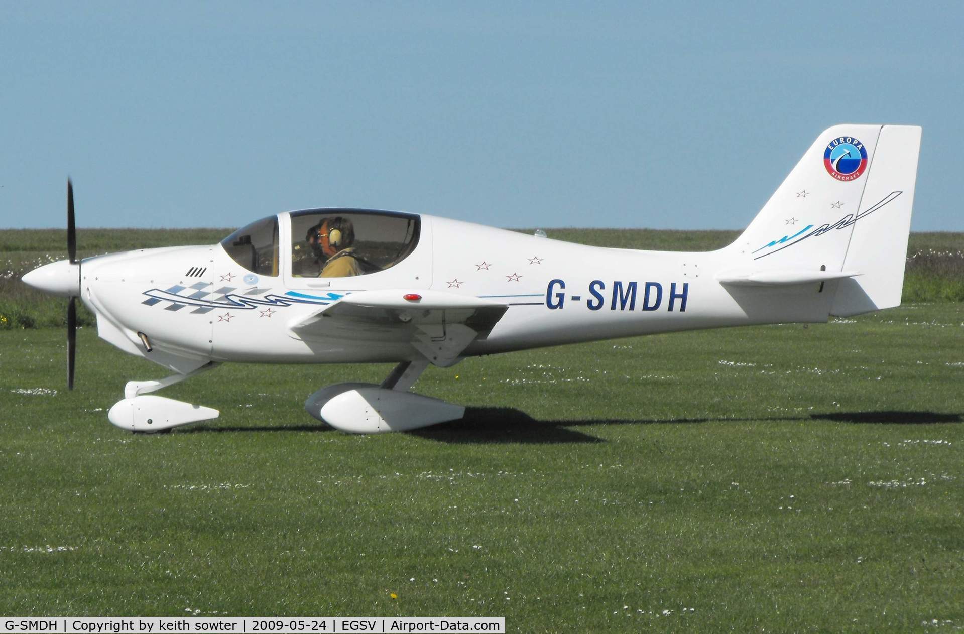 G-SMDH, 2006 Europa XS Tri-Gear C/N PFA 247-13367, Visiting AIrcraft